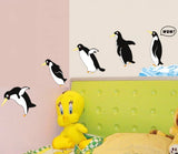 Penguin Pattern Wall Sticker for Kids Room ay1936