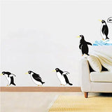 Penguin Pattern Wall Sticker for Kids Room ay1936