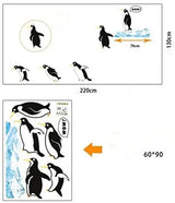 Penguin Pattern Wall Sticker for Kids Room ay1936