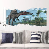 X002 Dinosaurs Wall Stickers for Kids Room Bedroom Nursery Background Mural Decor Removable Wall Decals