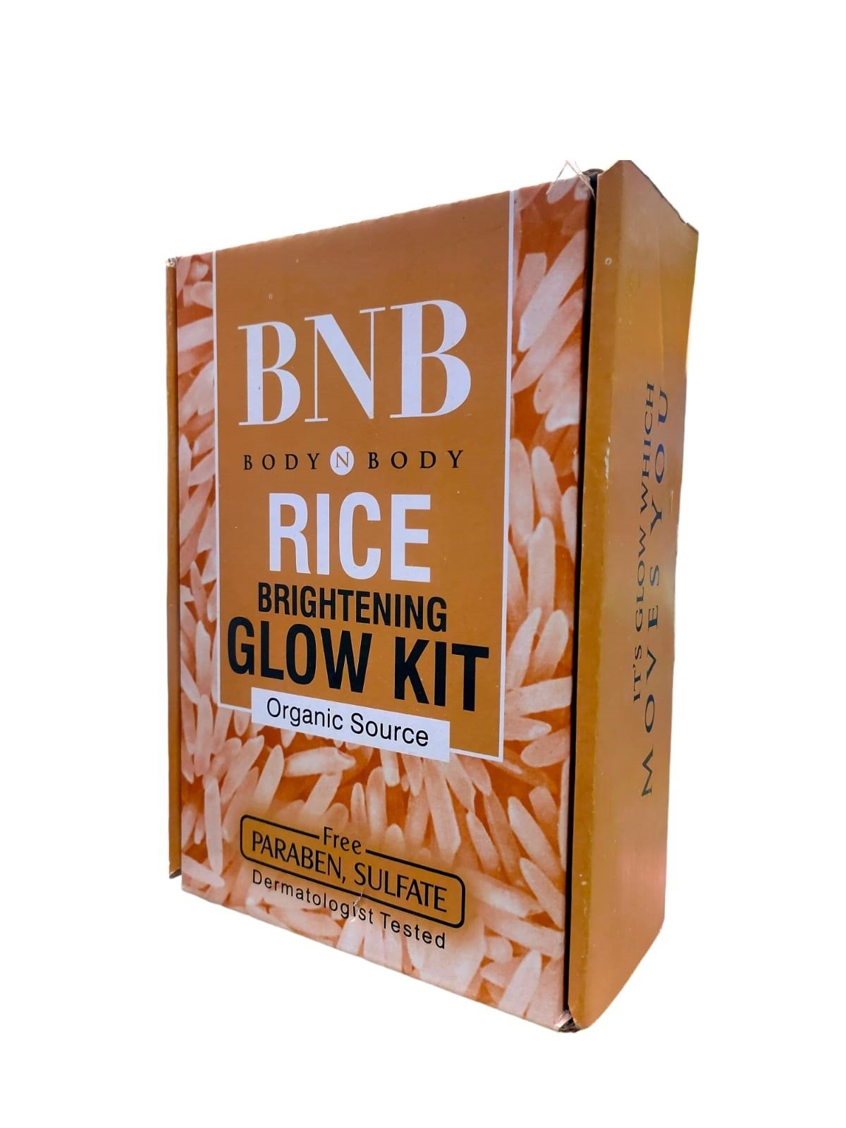 Bnb Brightening Rice Glow Kit 3 In 1 Lotopk