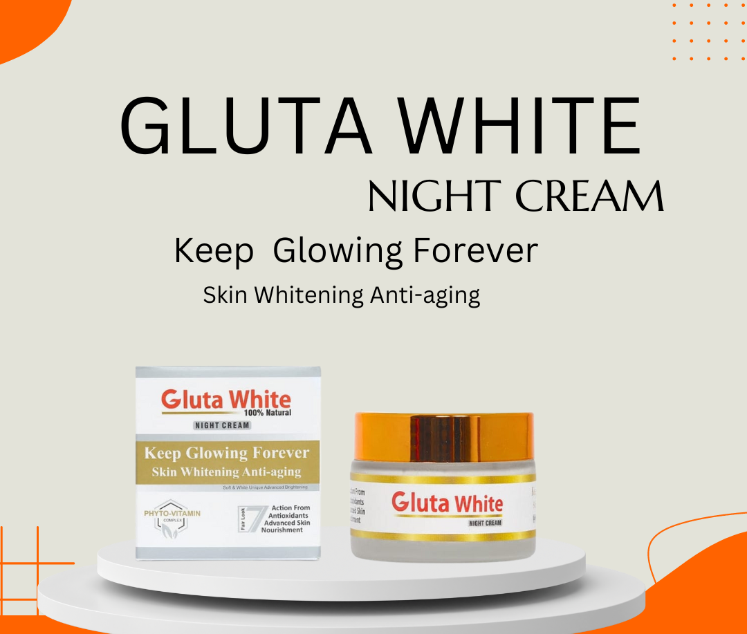Gluta White Extreme Stronger Light Up And Anti-Aging Day &amp; Night Cream | 125 gram