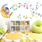 Peninsula Liangpin DIY Seamless Wall Sticker-Moon Girl  size 50x70 xy8117