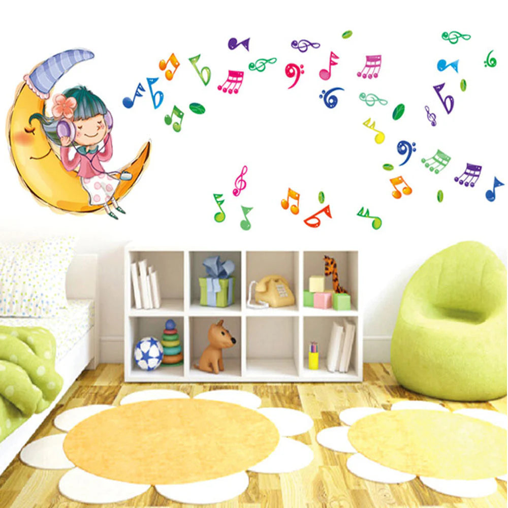 Peninsula Liangpin DIY Seamless Wall Sticker-Moon Girl  size 50x70 xy8117