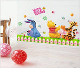 Custom Hundred Acre Wood Cartoon Characters Peel-and-Stick Wall Border size 50x70 AR57-0001