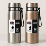1000ml Large Capacity Stainless Steel Thermos Bottle – Hot &amp; Cold Vacuum Flask Water Bottle (Random color)