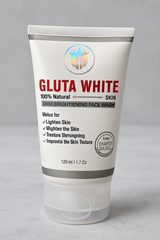 Gluta Skin Brightening Face Wash 120ml – Gentle Deep Cleanser for Radiant, Clear &amp; Smooth Skin, Removes Dirt, Oil &amp; Impurities