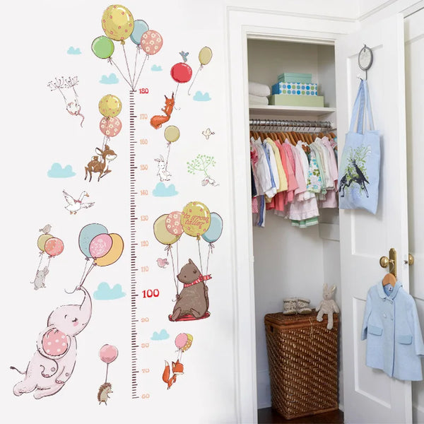Sk9275 Balloon with Animal Wall Sticker