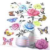 6d wall sticker colorful sunshine