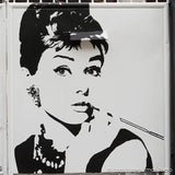 Audrey Hupburn Monroe Wall Sticker Decoration size 60x90 xy1041