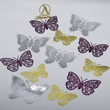 3D butterfly 12 pack multicolor