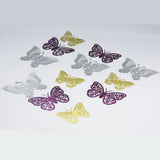 3D butterfly 12 pack multicolor