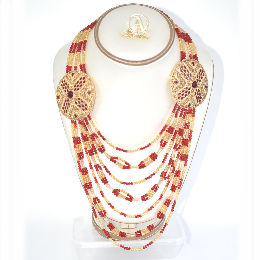 Fancy 5 Layer Pearl mala For Women Wedding Jewellery