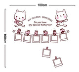 Photo Frame Wall Stickers Home Decor Cute Decals Quotes Kids DIY Adesivo de Parede Removable Mixable size 60x90 ay852