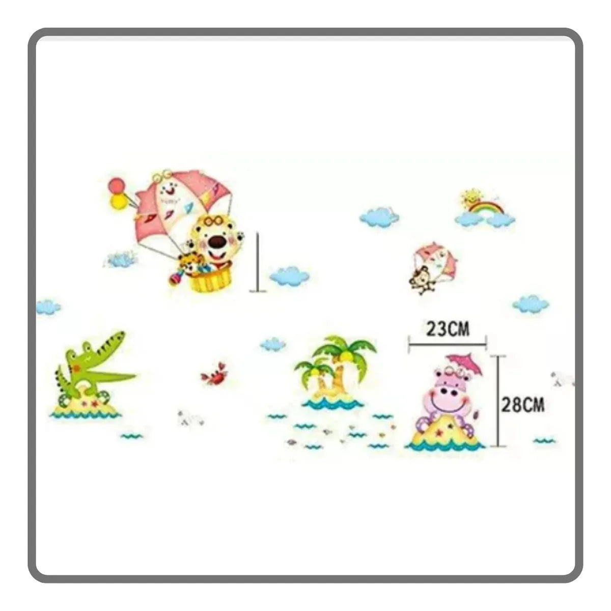 Self-adhesive PVC decorative vinyl wall decoration, music theme size 50x70 XY8130