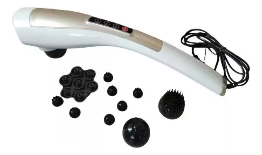 2018c Infrared Light Massager Rod – Non-Rechargeable Handheld Massager for Targeted Pain Relief and Relaxation ( Grey Color )