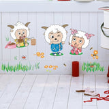Happy Sheep Removable Wall Stickers DIY Kid's Child Room Decor Decal lm1002 size 25x45