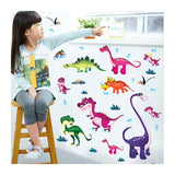 abc1045 Wall Stickers Children Room Home Decor Dinosaur Vinyl Kids Room Decal Baby Nursery Decor