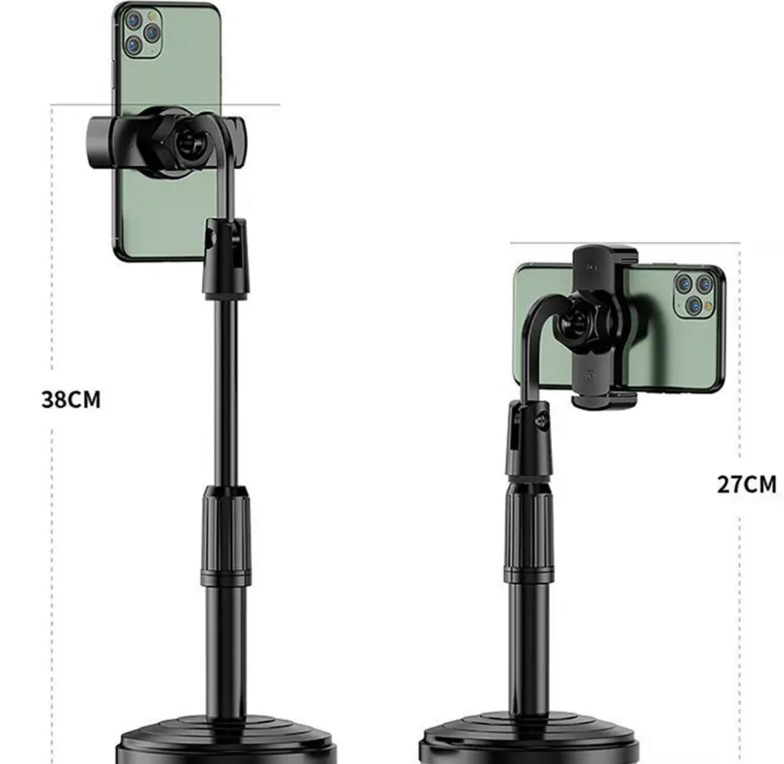 Multifunction Mobile Tripod Stand Mini Tripod Stand Mobile Holder Adjustable Height &amp; Angle Phone Holder
