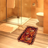 WALL STIKER 60X90 SK9305  MAGMA 3D WALSTIKER WALLSTICKER