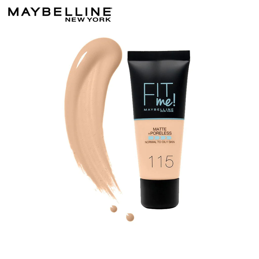 Maybelline Fit Me Matte + Poreless Foundation Normal To Oily Skin, 30ml