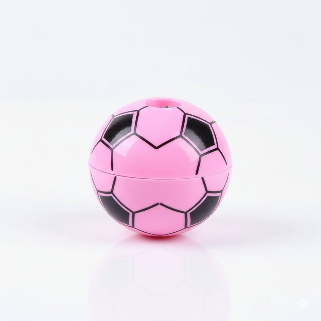 Football Shape Pencil Sharpener Set – Pack of 12 | Fun &amp; Durable Stationery for Kids, Students, and Office Use | Compact &amp; Easy to Use Sharpeners (Random Color)