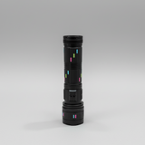 2KM Powerful Zooming Flashligh with 8 lithum cell pure steel waterproof body With Side Work Light &amp; Usb Charging – Ultra-bright Type c charging port