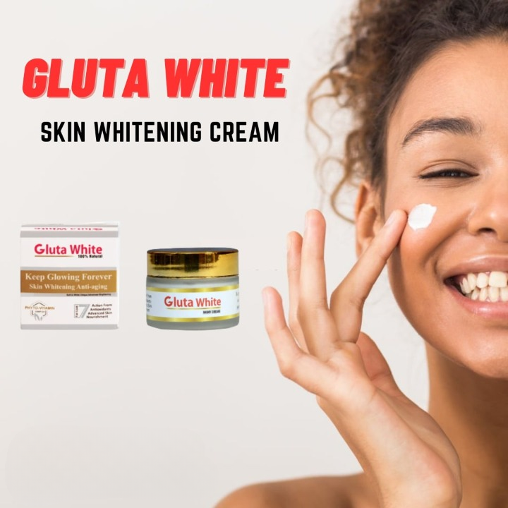 Gluta White Extreme Stronger Light Up And Anti-Aging Day &amp; Night Cream | 125 gram