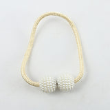 Curtain Buckle Magnetic Clip Bead Curtain Tie back Hanging Ball Curtain (1 pair) - (random color)