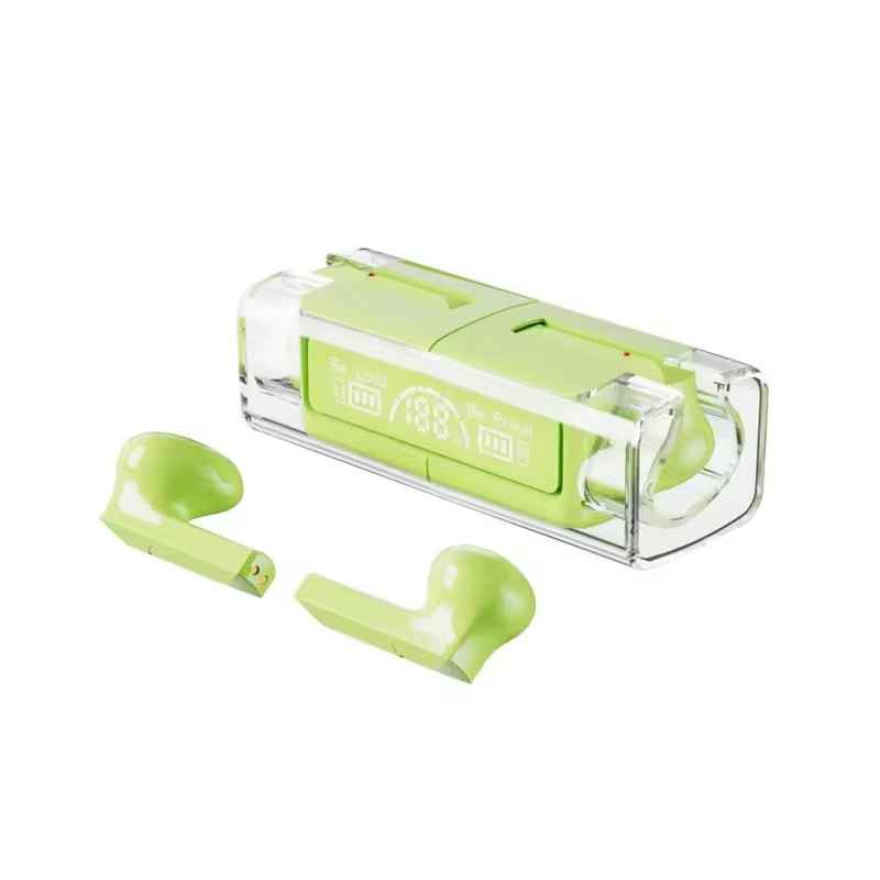 TWS BH15 music wireless Bluetooth ear buds | Transparent Wireless Bluetooth earphones, earbuds, headset for Men and women (Random color)