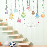 sk7199  butterfly wall sticker romantic bedroom wardrobe sofa TV background wall decorative wall sticker