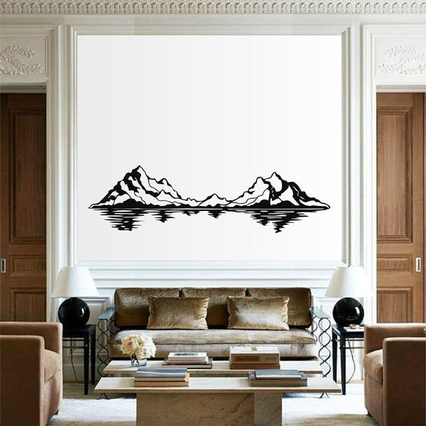 Mountain Landscape Nature Car Wall Sticker Camping Explore Travel Hill Mountain Wall Decal Kids Room Vinyl Decor