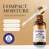SADOER Collagen Serum skincare Facial Essence Liquid Firming Moisturizing Soothing Nourishing Face Serum Skin Care - 30 ml