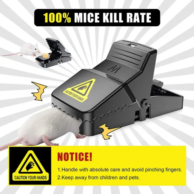 Heavy Duty Plastic Mouse Trap | Reusable Mouse Catcher | Best Quality Mouse Trap - Trap For Mouse - Pack of 1
