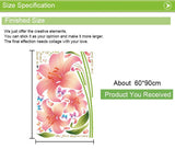 Living room wall creative floral stickers XL8135 rain flower removable wall stickers