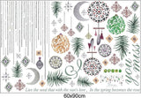 RADJA WALL STICKER SK9311 BEAD CURTAIN 60X90 WALSTIKER WALLSTICKER