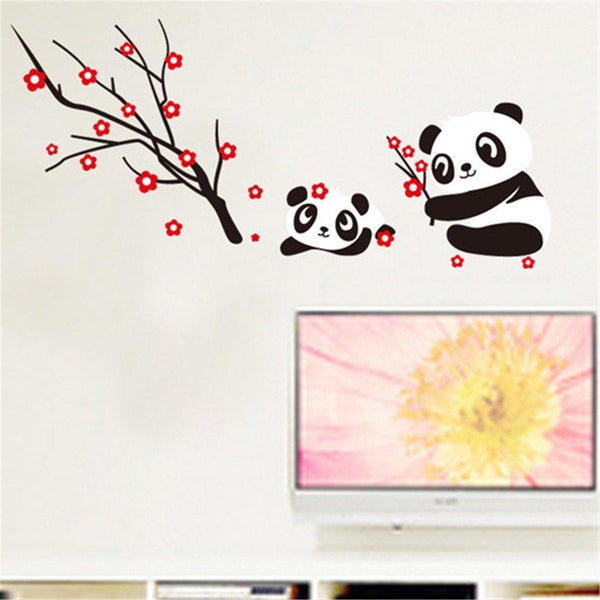 Cartoon Panda Wall Sticker JM8243