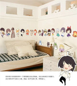 Hayao Miyazaki Animation Ghibli Totoro Wall Sticker Cartoon My Neighbor Totoro Wallpaper Kids Room Home Decor Anime Wall Art