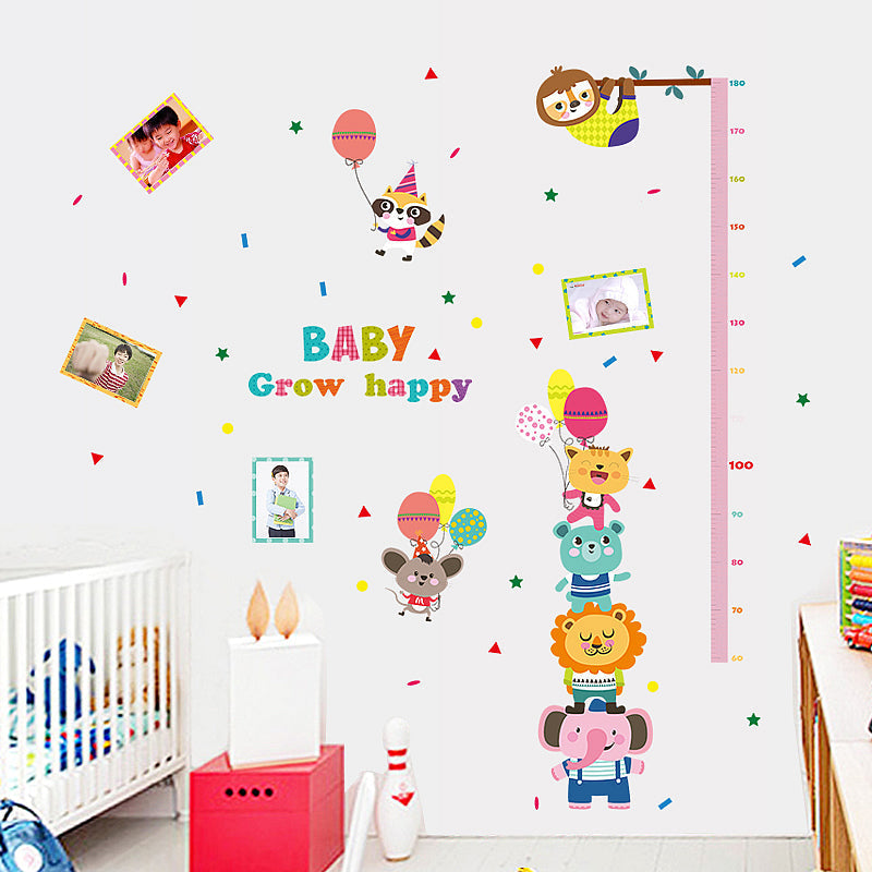 Grow happy height chart sticker