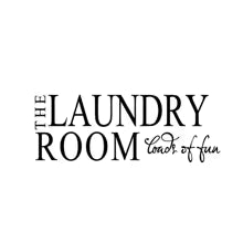 Creative Laundry Room Wall Sticker Home Decor Washing Machine Decorative Alphabet Decals Room Decor Decoration Wallpaper Poster size 20x60 dz029