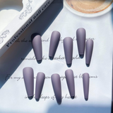 24Pcs O.TWO.O  Matte Nails with accessories