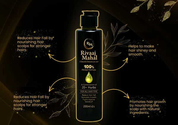 Rivaaj Hair Oil Hair food Organic Hair problem Solution (200ml)
