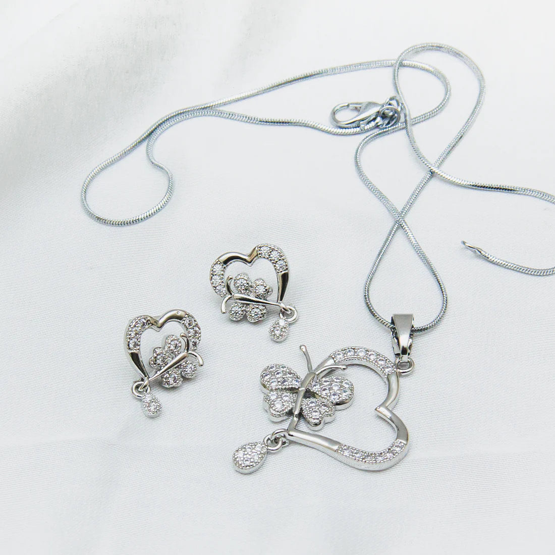 Necklace pendant Earrings Ethiopia wedding bridl jewelry sets for women