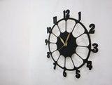 Retro Design 3D Wooden wall clock for Living Room Retro Decor Wall Clock