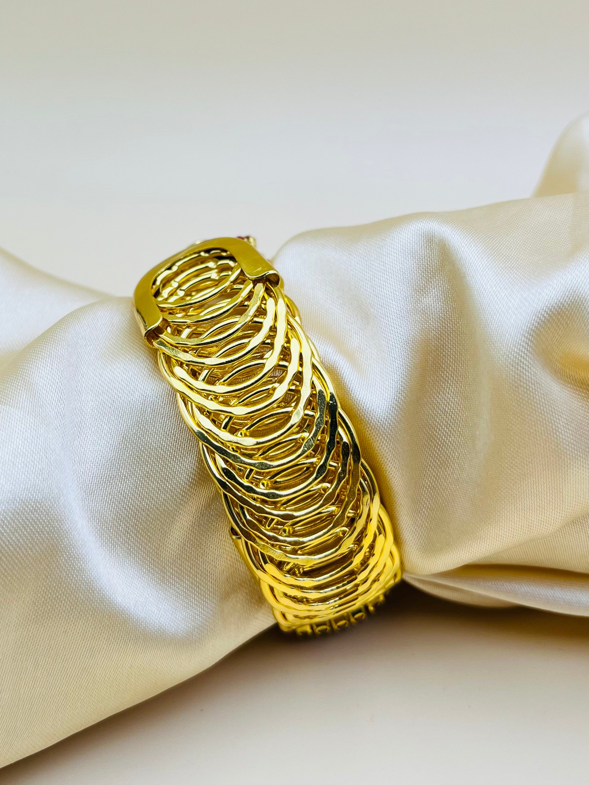 Imported Elegant Crystal Studded Bracelet | Regal Crystal Bracelet | Adjustable Bracelet – Best Quality Artificial Bracelet For Girls &amp; Women - Random Color