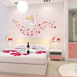 XH9228 Flower Girl Wall Sticker