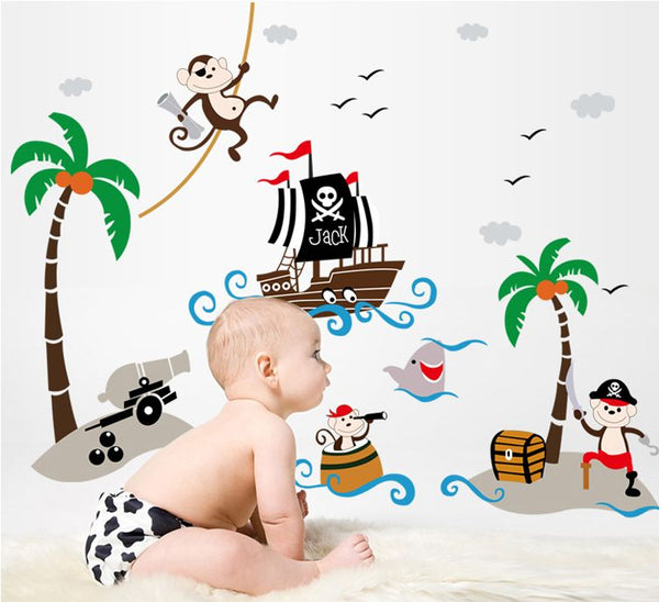 MJ8013 Decorative Monkey wall sticker