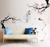 MJ8016 FLOWERWALLSTICKER