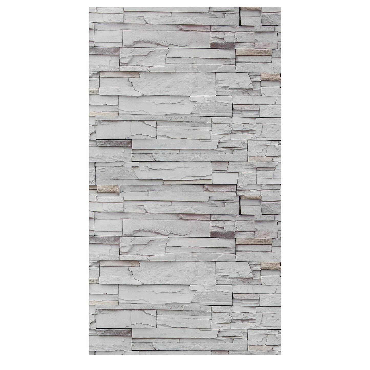 Gray Brick Wallpaper Peel and Stick Brick Contact Paper Self Adhesive Wallpaper Removable Wallpaper 3D Textured Faux Brick Wallpaper for Home Bedroom (45 x 845 cm), (332 inche x 18 inche)