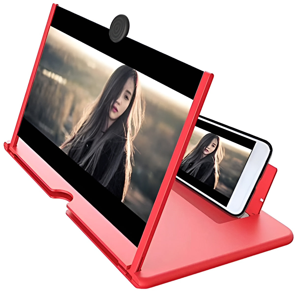 F3 Mobile Screen Magnifier | Magnify the mobile Screen for large display - 7 inch (Random color )